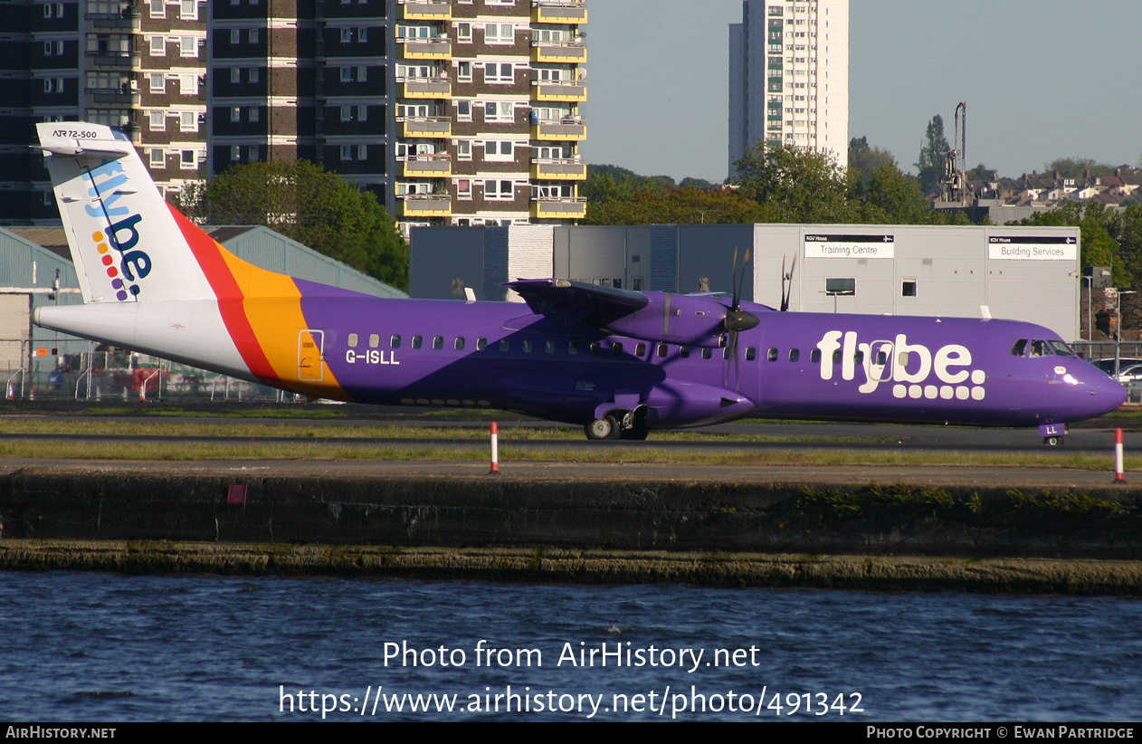 Aircraft Photo of G-ISLL | ATR ATR-72-500 (ATR-72-212A) | Blue Islands | Flybe | AirHistory.net #491342