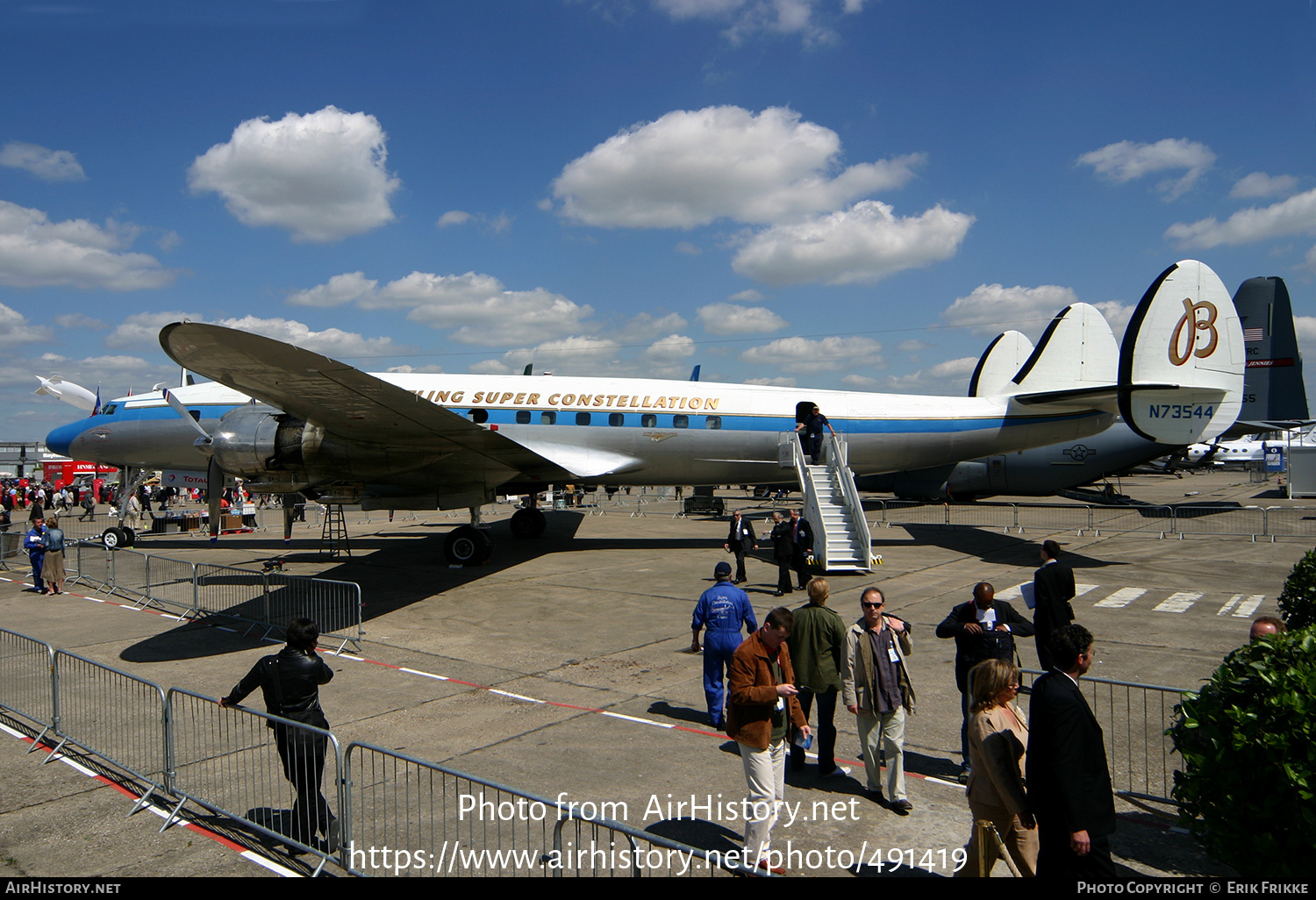 Aircraft Photo of N73544 | Lockheed L-1049F Super Constellation | Breitling | AirHistory.net #491419