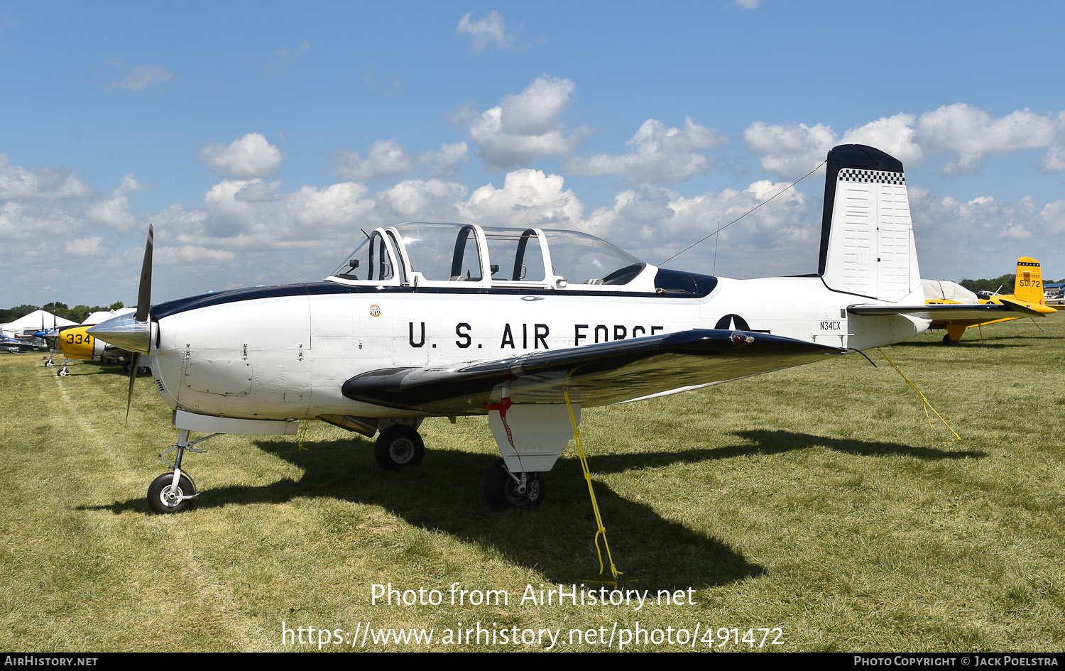 Aircraft Photo of N34CX | Beech T-34A Mentor | USA - Air Force | AirHistory.net #491472