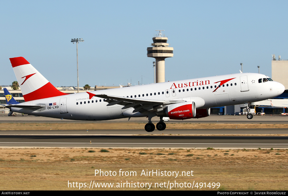 Aircraft Photo of OE-LXD | Airbus A320-216 | Austrian Airlines | AirHistory.net #491499