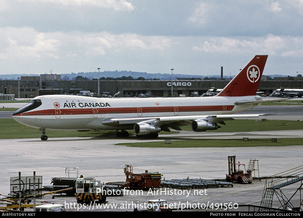 Aircraft Photo of C-FTOE | Boeing 747-133 | Air Canada | AirHistory.net #491560