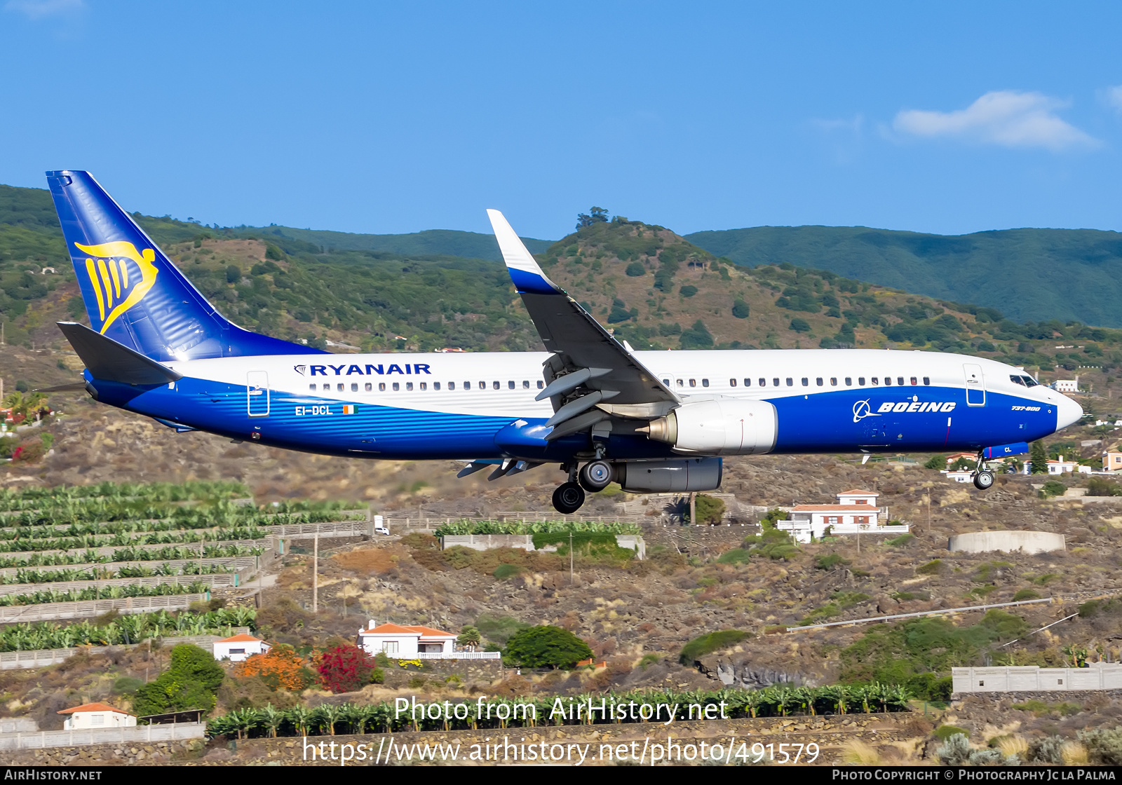 Aircraft Photo of EI-DCL | Boeing 737-8AS | Ryanair | AirHistory.net #491579