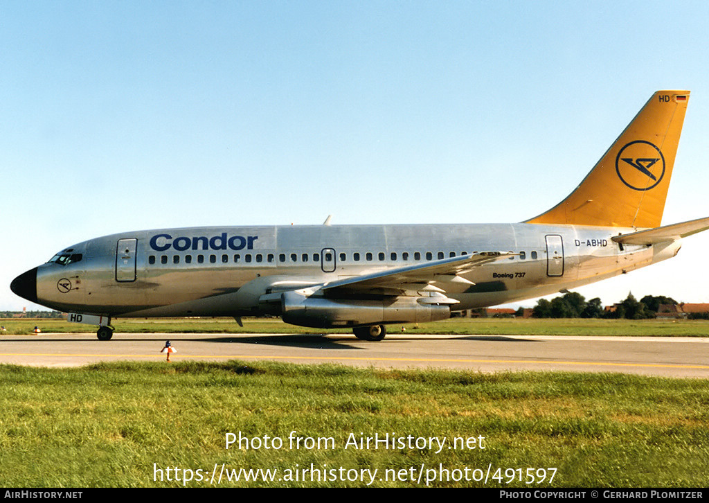 Aircraft Photo of D-ABHD | Boeing 737-230/Adv | Condor Flugdienst | AirHistory.net #491597