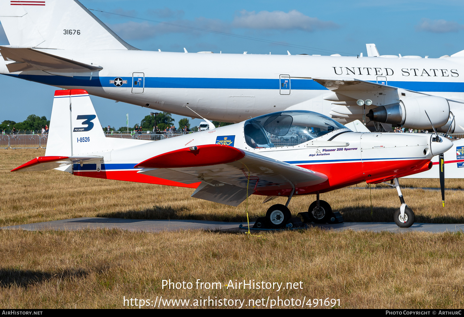 Aircraft Photo of I-8526 | Alpi Pioneer 200 Sparrow | Fly Fano Team | AirHistory.net #491691