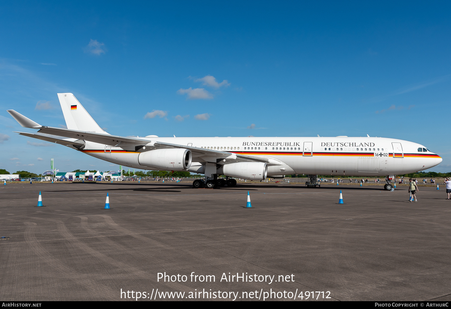 Aircraft Photo of 1602 | Airbus A340-313 | Germany - Air Force | AirHistory.net #491712