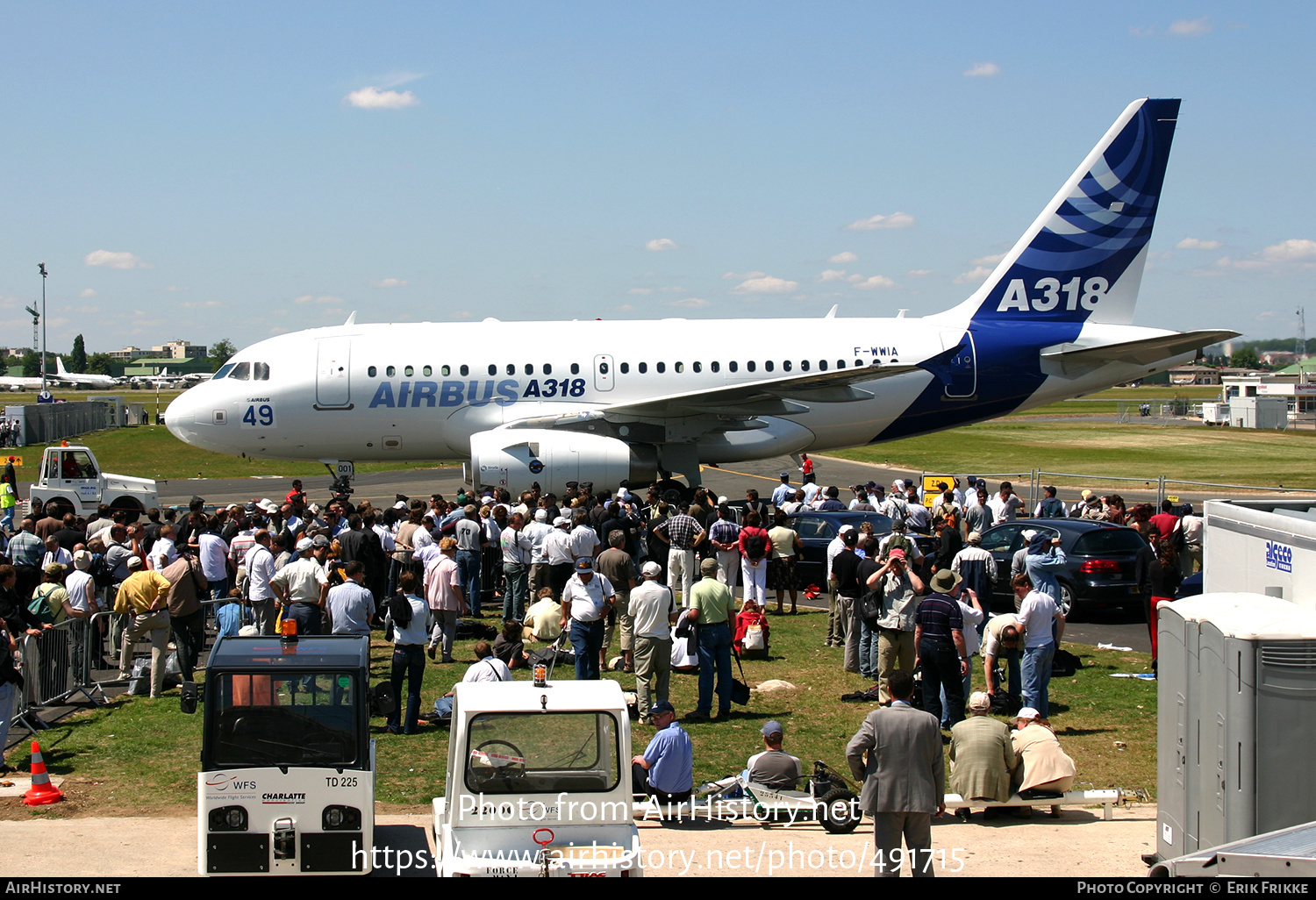 Aircraft Photo of F-WWIA | Airbus A318-122 | Airbus | AirHistory.net #491715