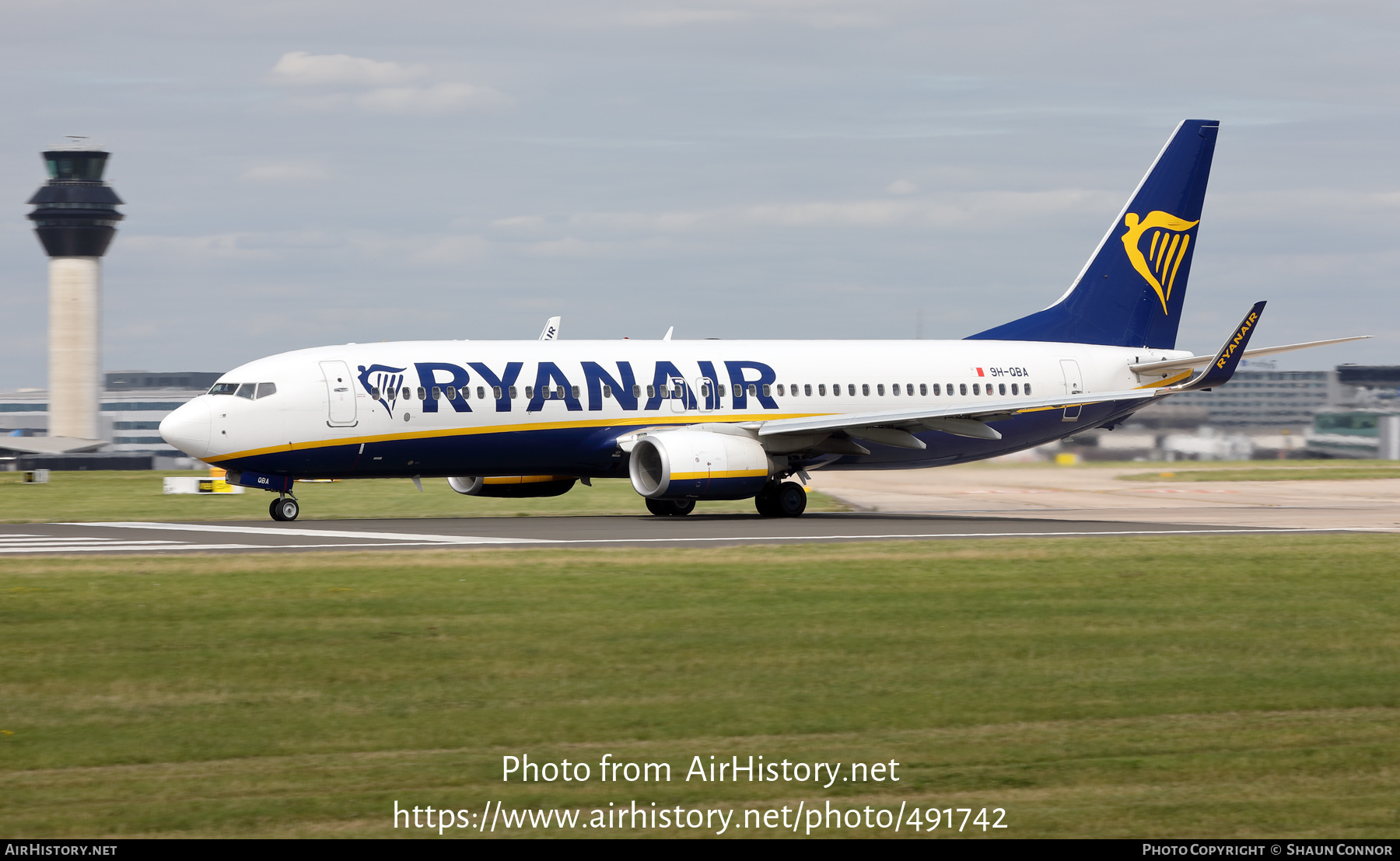 Aircraft Photo of 9H-QBA | Boeing 737-800 | Ryanair | AirHistory.net #491742