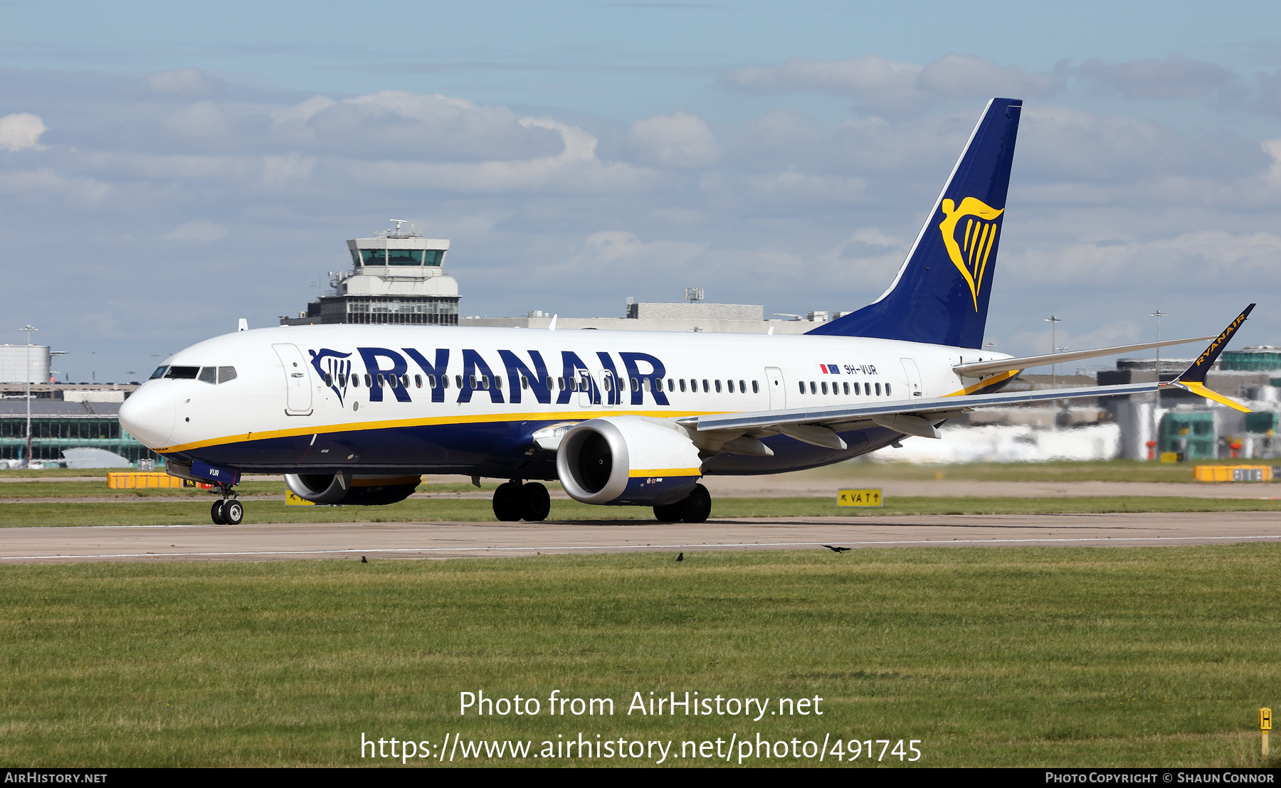 Aircraft Photo of 9H-VUR | Boeing 737-8200 Max 200 | Ryanair | AirHistory.net #491745