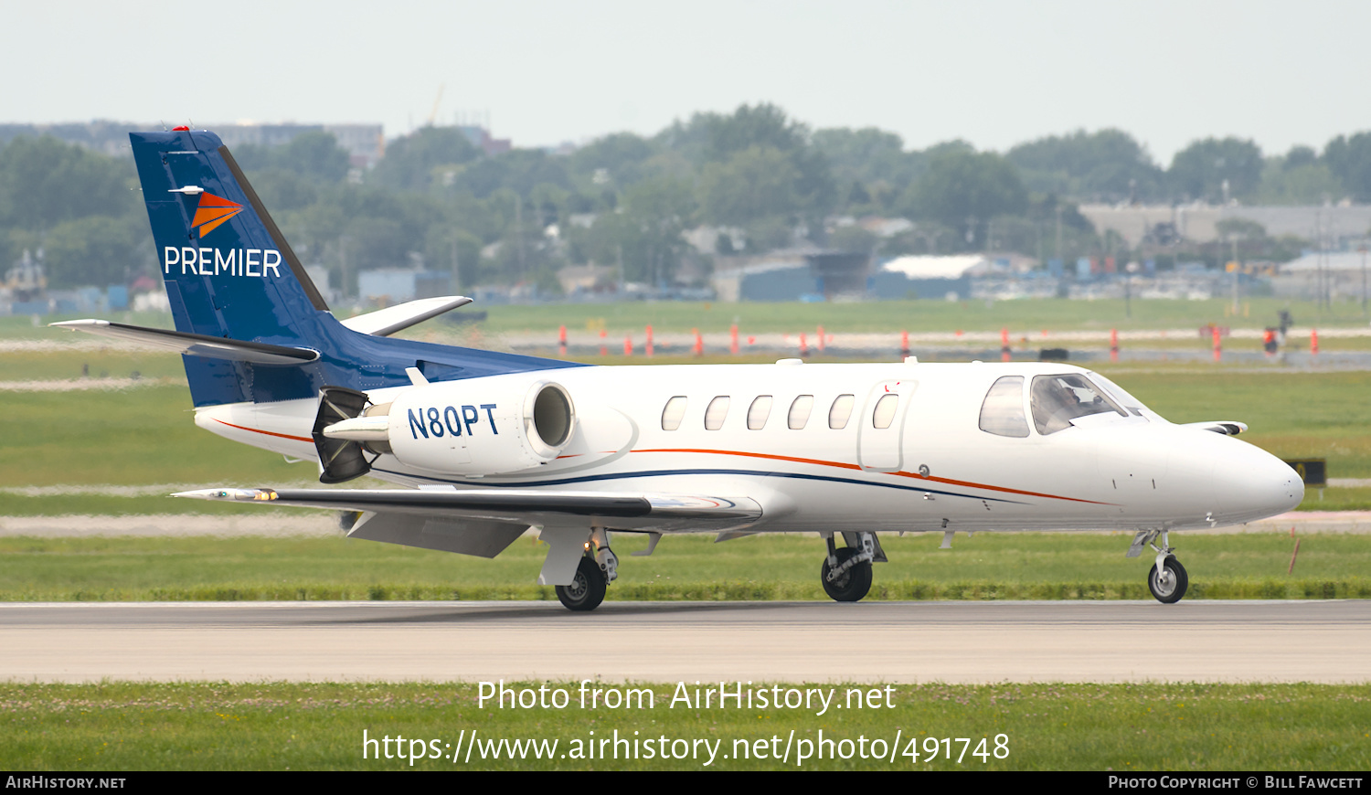 Aircraft Photo of N80PT | Cessna 550 Citation Bravo | Premier Private Jets | AirHistory.net #491748