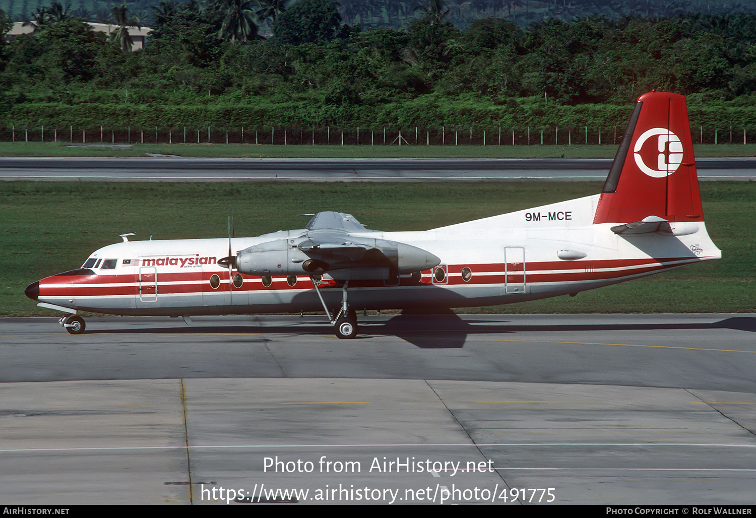 Aircraft Photo of 9M-MCE | Fokker F27-500 Friendship | Malaysian Airline System - MAS | AirHistory.net #491775