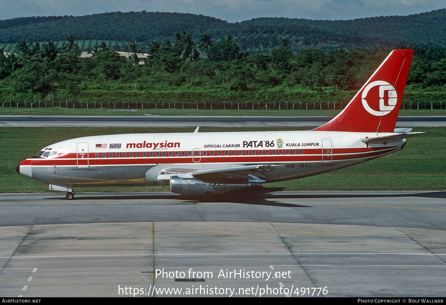 Aircraft Photo of 9M-MBL | Boeing 737-2H6/Adv | Malaysian Airline System - MAS | AirHistory.net #491776