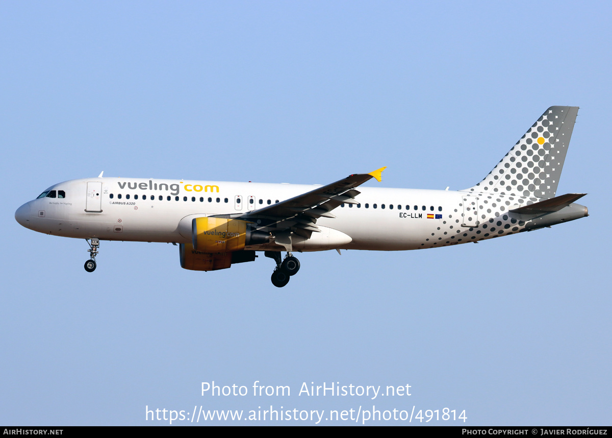 Aircraft Photo of EC-LLM | Airbus A320-214 | Vueling Airlines | AirHistory.net #491814