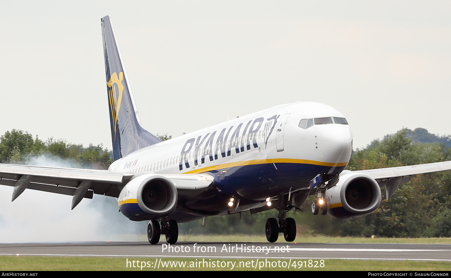 Aircraft Photo of EI-ENX | Boeing 737-8AS | Ryanair | AirHistory.net #491828