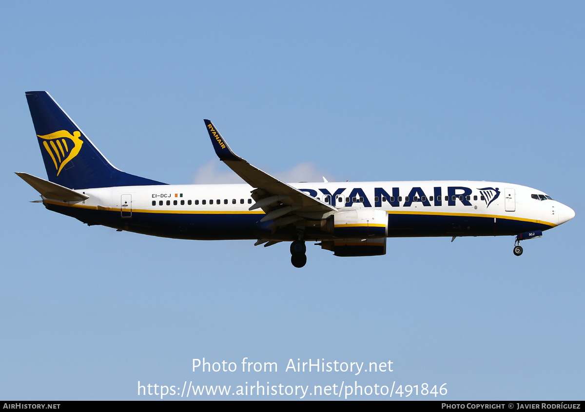 Aircraft Photo of EI-DCJ | Boeing 737-8AS | Ryanair | AirHistory.net #491846