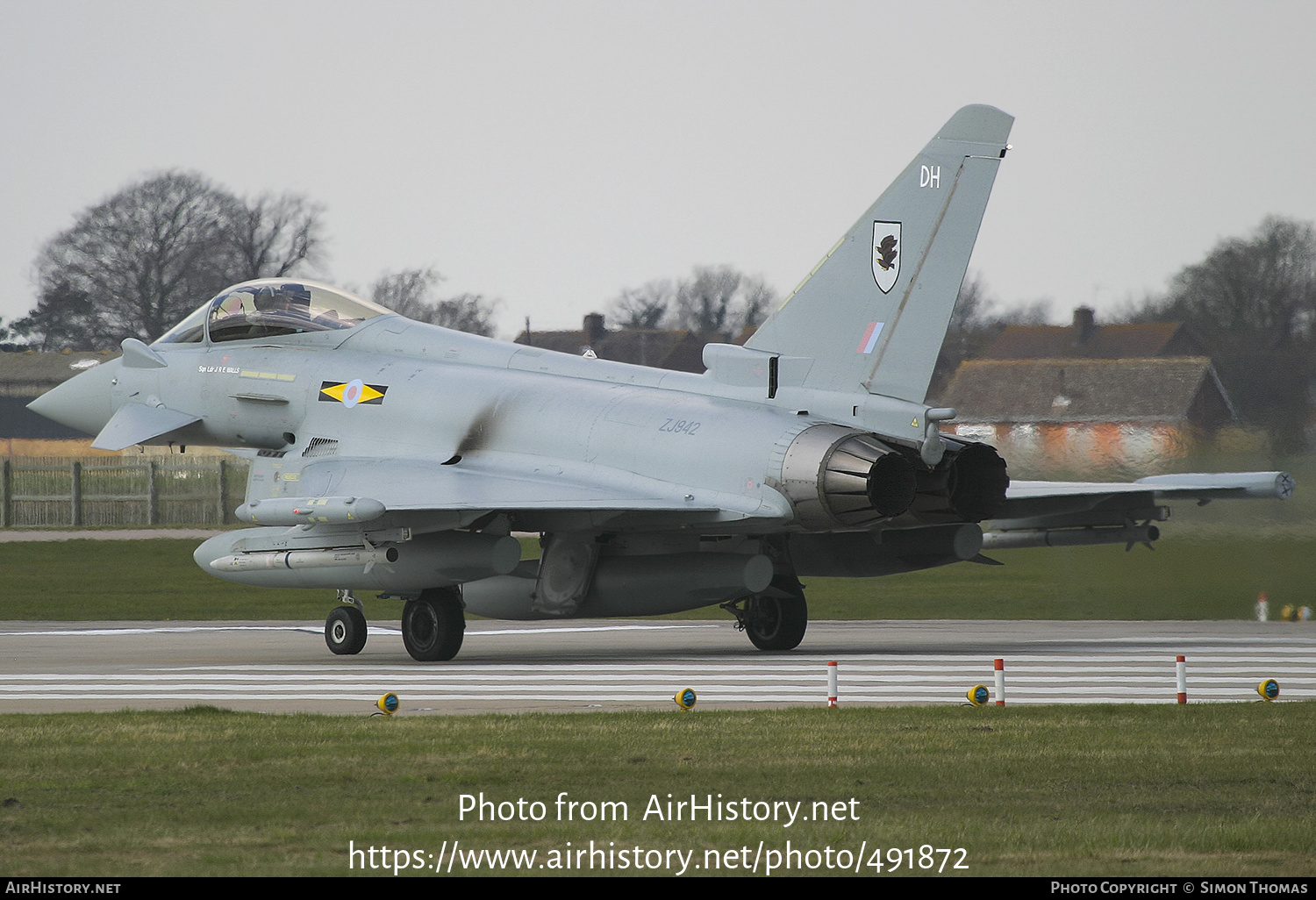 Aircraft Photo of ZJ942 | Eurofighter EF-2000 Typhoon FGR4 | UK - Air Force | AirHistory.net #491872