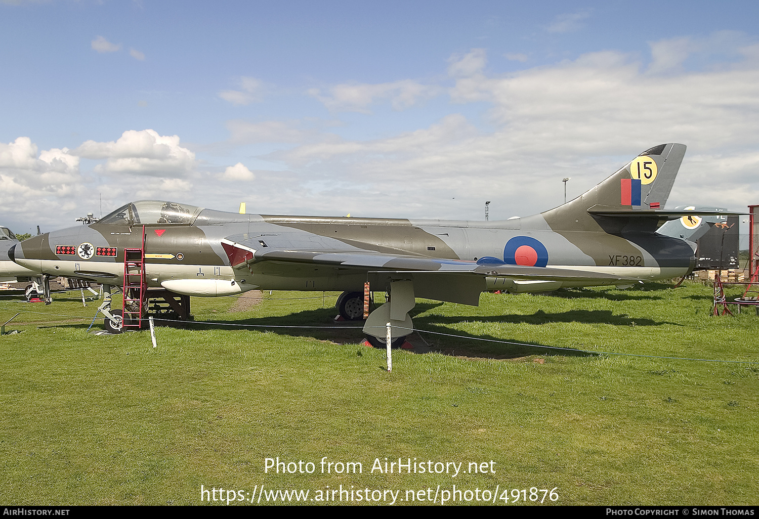 Aircraft Photo of XF382 | Hawker Hunter F6A | UK - Air Force | 234 Sqn | AirHistory.net #491876