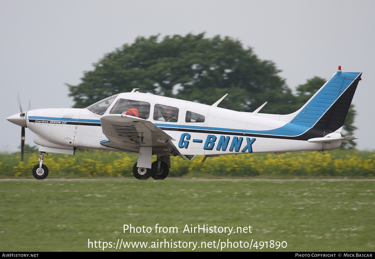 Aircraft Photo of G-BNNX | Piper PA-28R-201T Turbo Cherokee Arrow III | AirHistory.net #491890