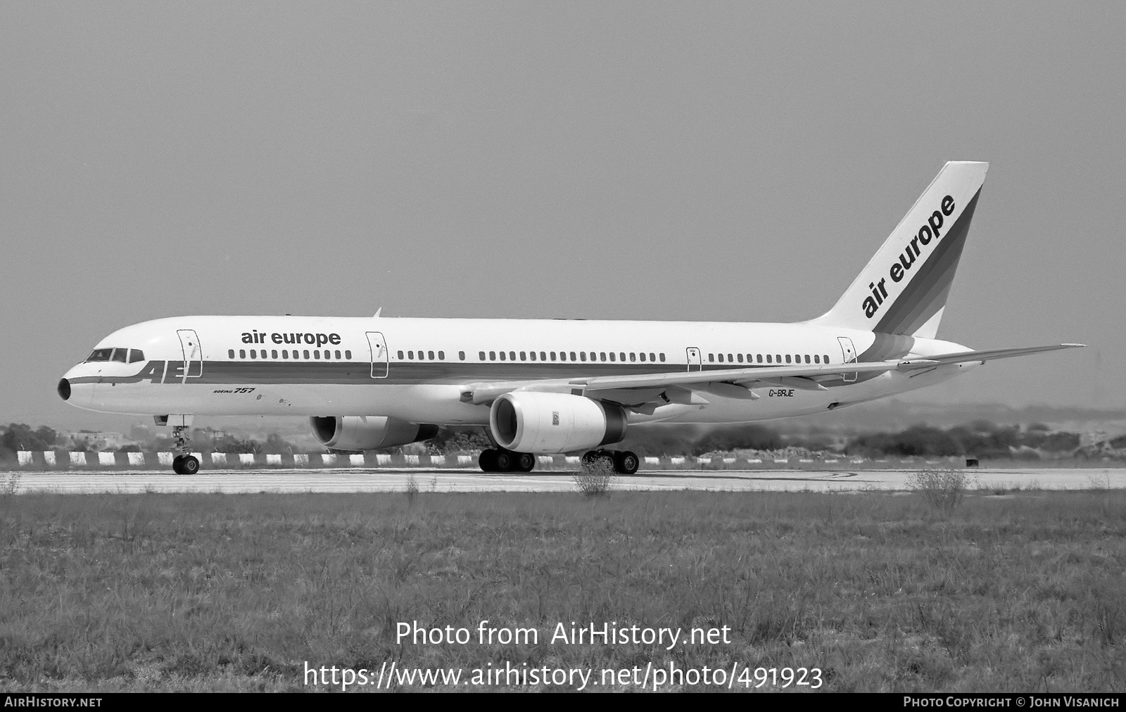 Aircraft Photo of G-BRJE | Boeing 757-236 | Air Europe | AirHistory.net #491923