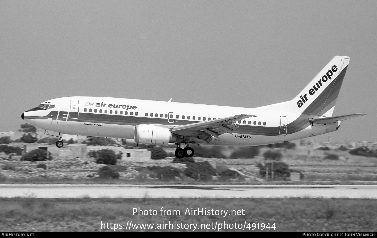 Aircraft Photo of G-BMTG | Boeing 737-3S3 | Air Europe | AirHistory.net #491944