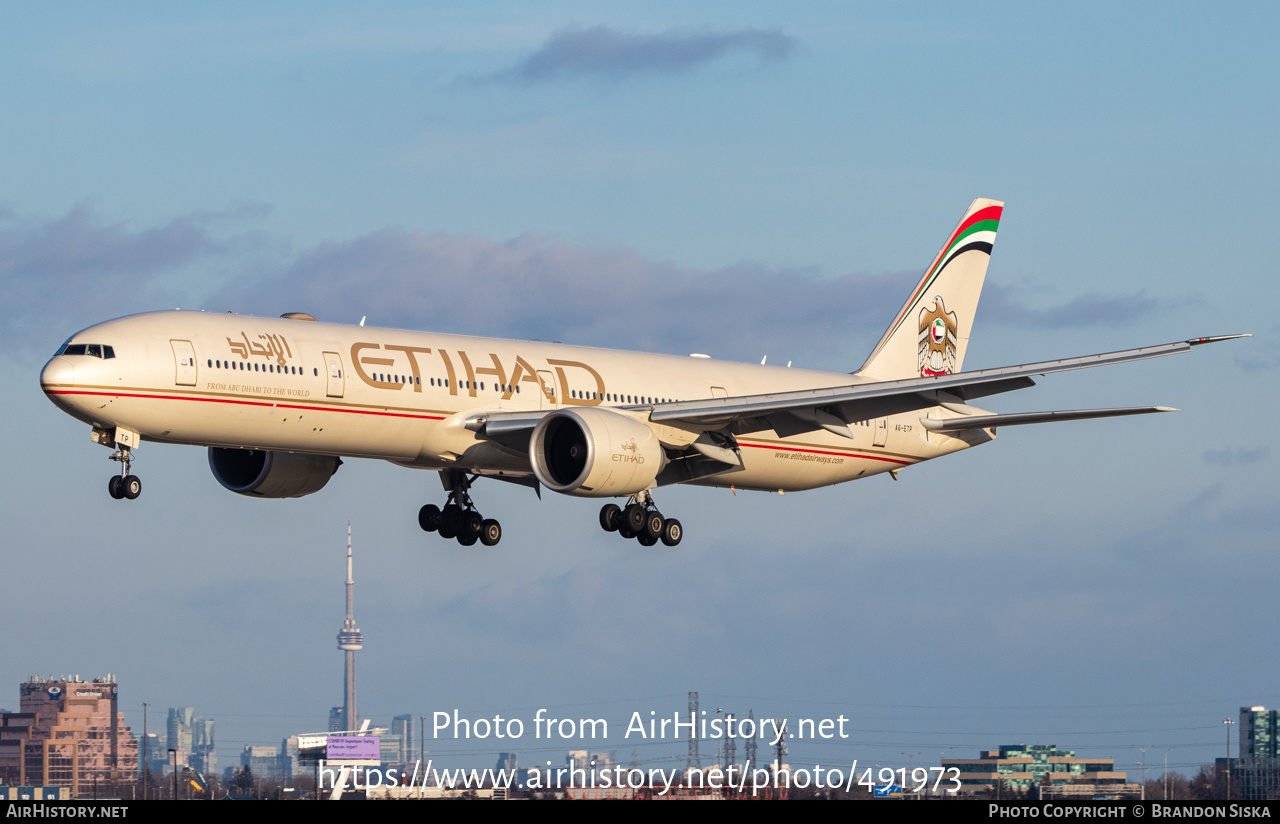 Aircraft Photo of A6-ETP | Boeing 777-3FX/ER | Etihad Airways | AirHistory.net #491973