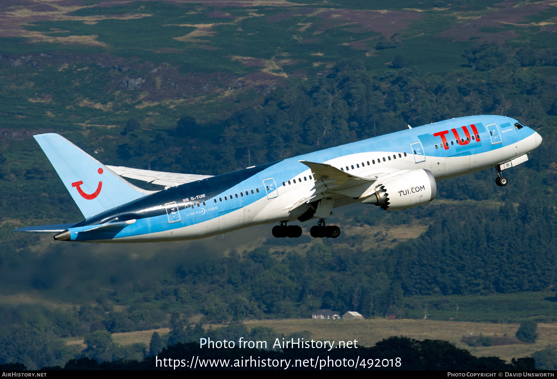 Aircraft Photo of G-TUIE | Boeing 787-8 Dreamliner | TUI | AirHistory.net #492018