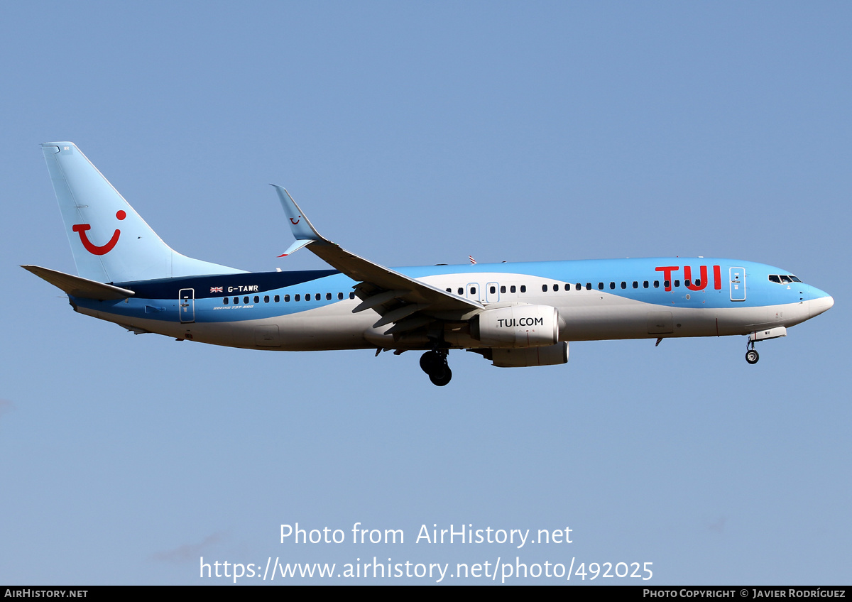 Aircraft Photo of G-TAWR | Boeing 737-8K5 | TUI | AirHistory.net #492025