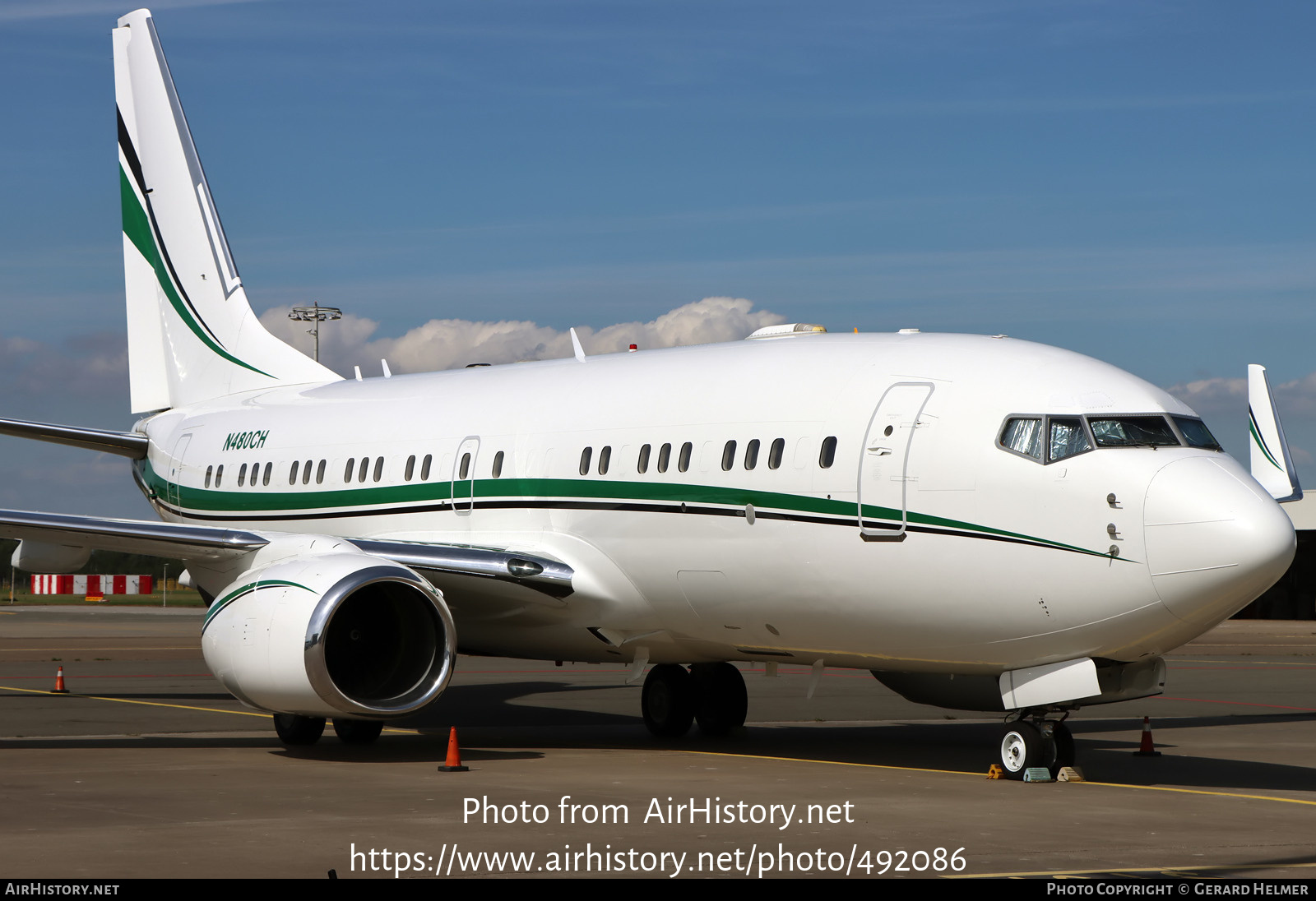 Aircraft Photo of N480CH | Boeing 737-72T BBJ | AirHistory.net #492086