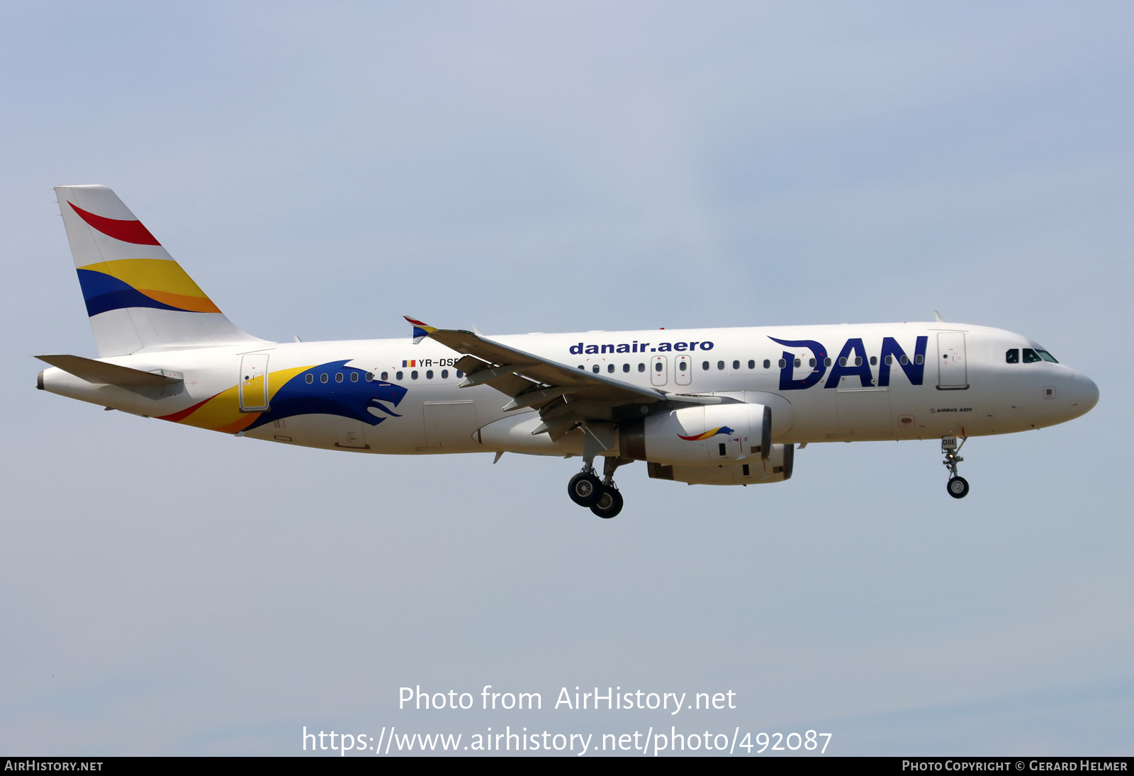 Aircraft Photo of YR-DSE | Airbus A320-232 | Dan Air | AirHistory.net #492087