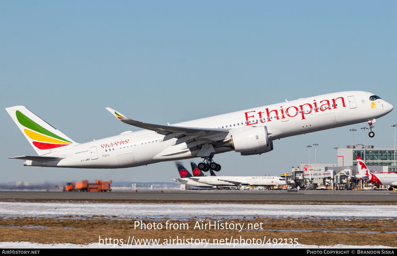 Aircraft Photo of ET-AWP | Airbus A350-941 | Ethiopian Airlines | AirHistory.net #492135