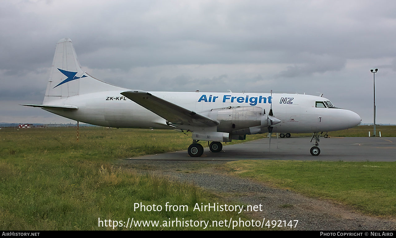 Aircraft Photo of ZK-KFL | Convair 580/F | Air Freight NZ | AirHistory.net #492147