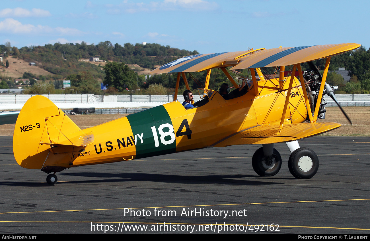 Aircraft Photo of F-AZST | Boeing PT-17/R755 Kaydet (A75N1) | USA - Navy | AirHistory.net #492162