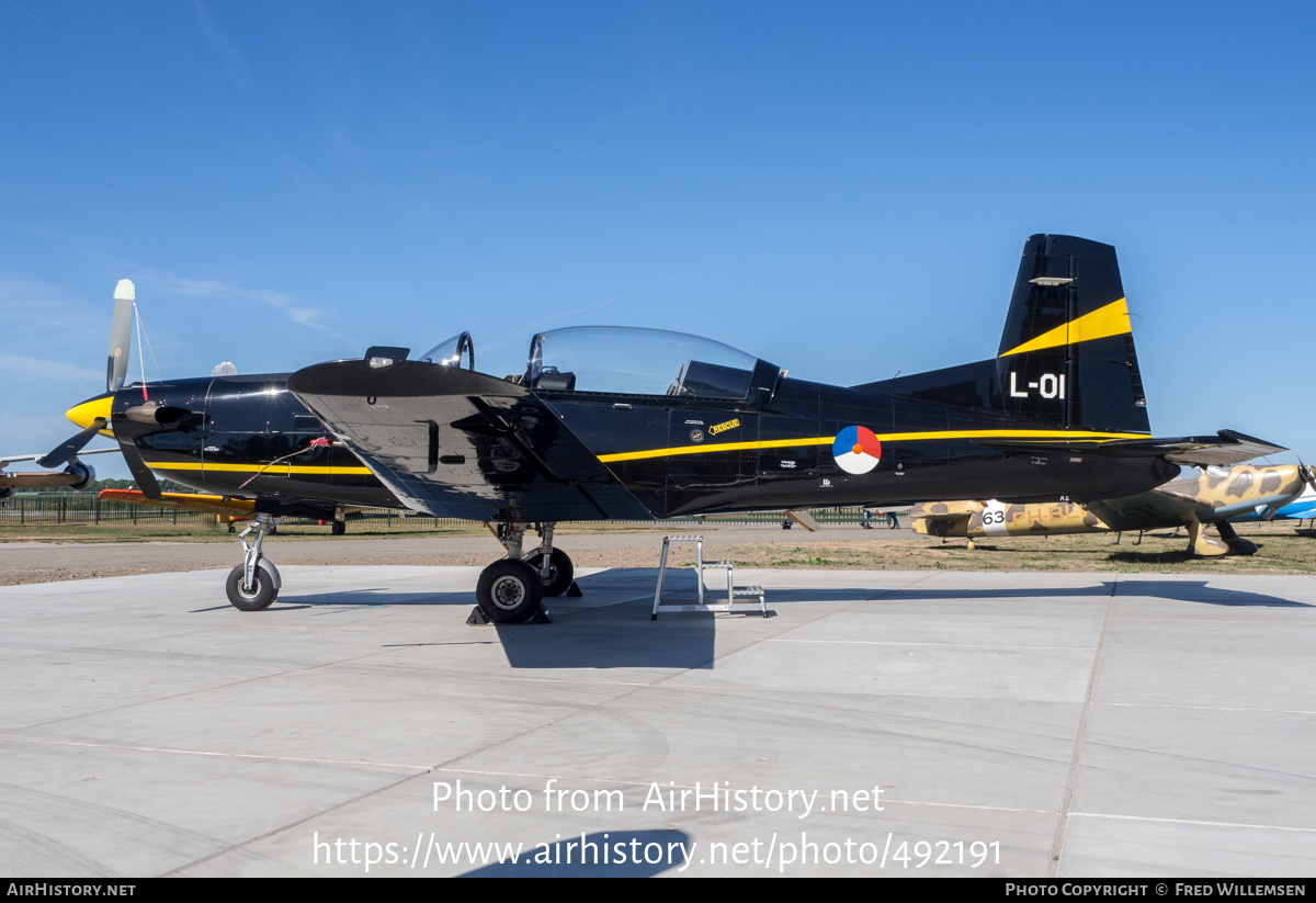 Aircraft Photo of L-01 | Pilatus PC-7 | Netherlands - Air Force | AirHistory.net #492191