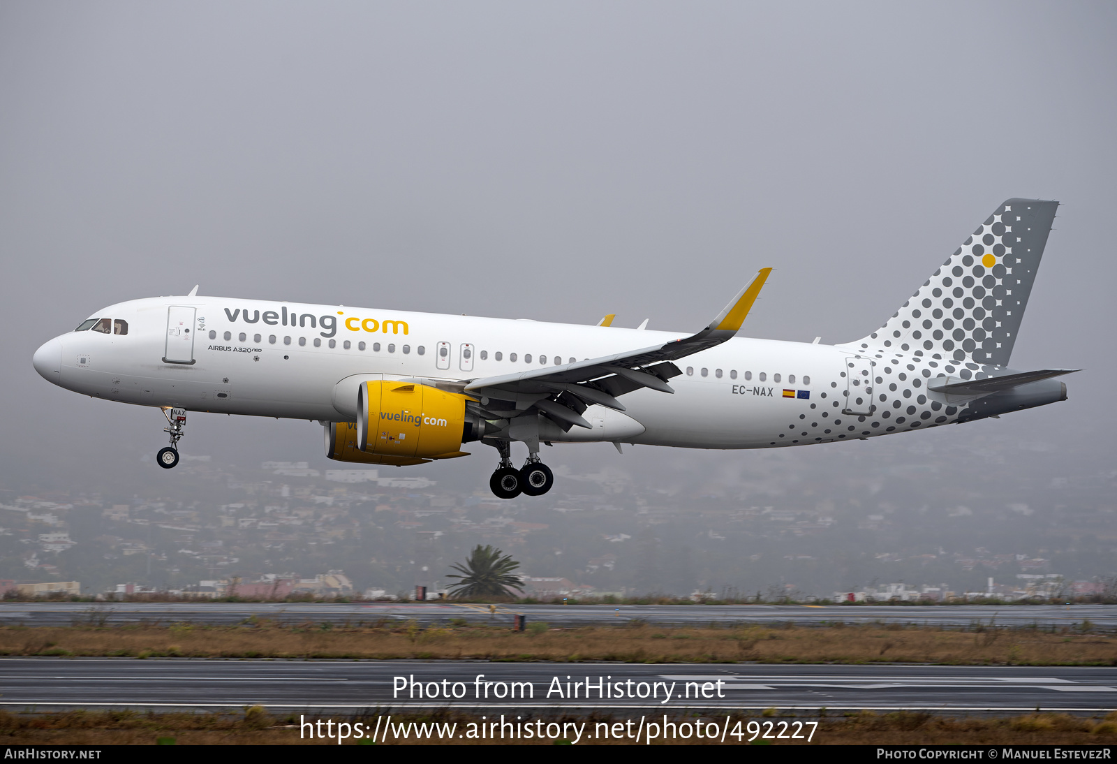 Aircraft Photo of EC-NAX | Airbus A320-271N | Vueling Airlines | AirHistory.net #492227