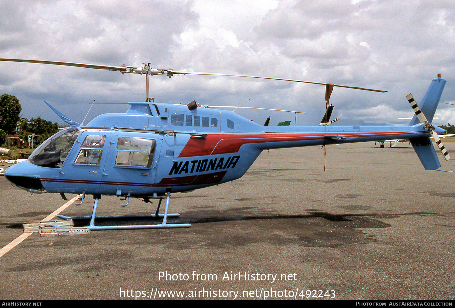 Aircraft Photo of P2-NHA | Bell 206B-3 JetRanger III | Nationair | AirHistory.net #492243