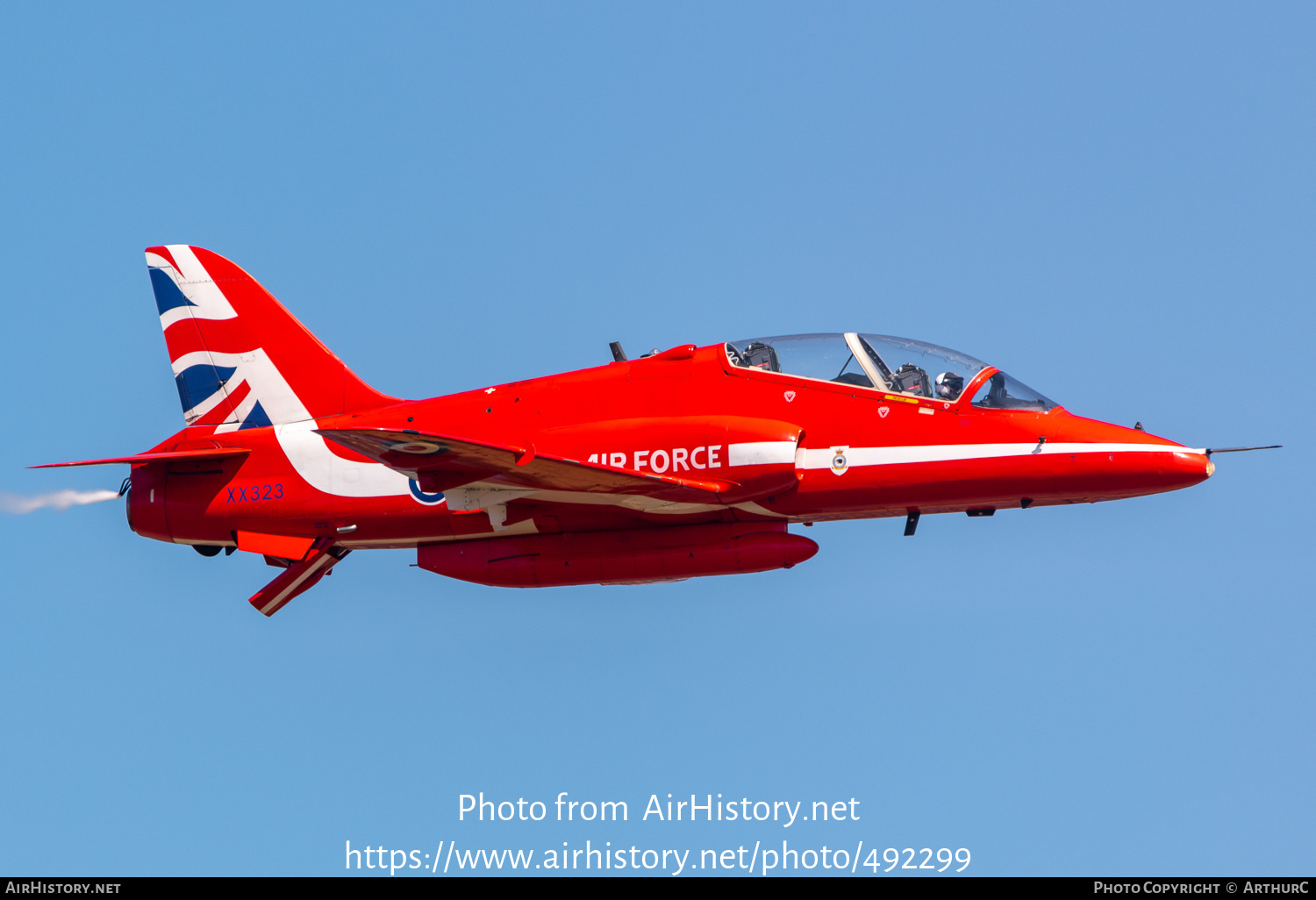 Aircraft Photo of XX323 | British Aerospace Hawk T1A | UK - Air Force | AirHistory.net #492299