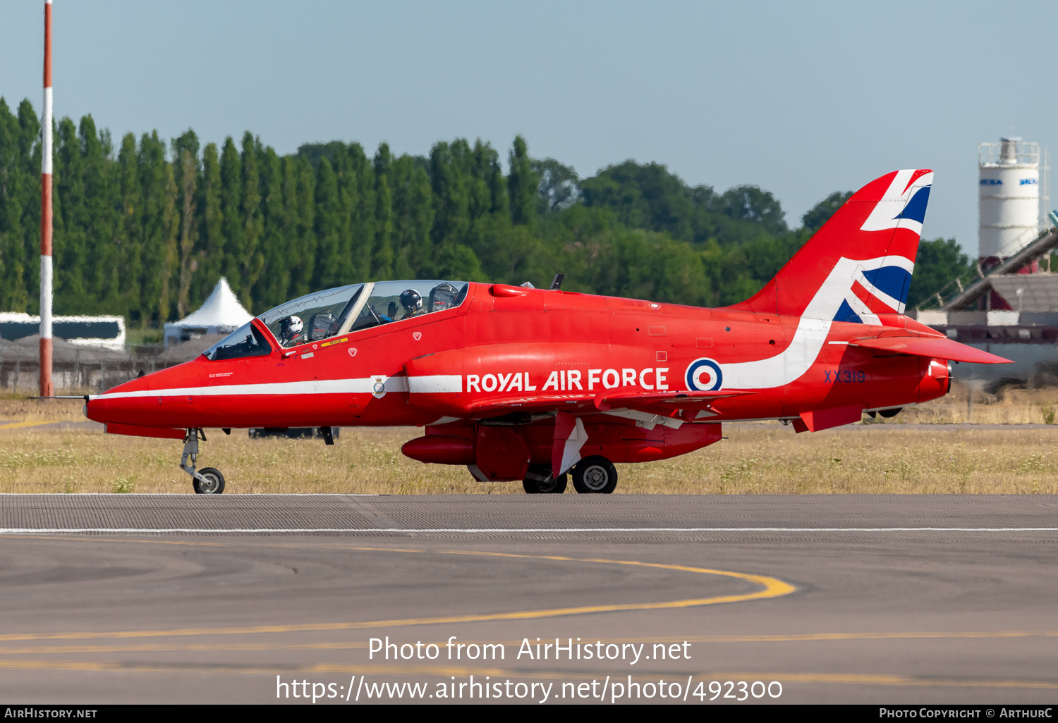 Aircraft Photo of XX319 | British Aerospace Hawk T1A | UK - Air Force | AirHistory.net #492300