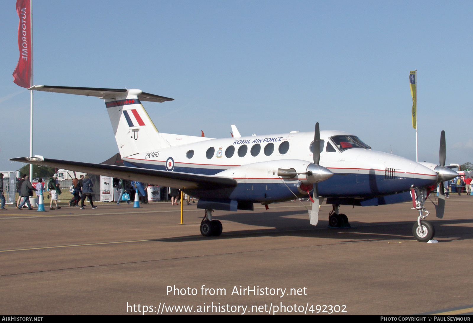 Aircraft Photo of ZK460 | Hawker Beechcraft B200GT King Air | UK - Air Force | AirHistory.net #492302