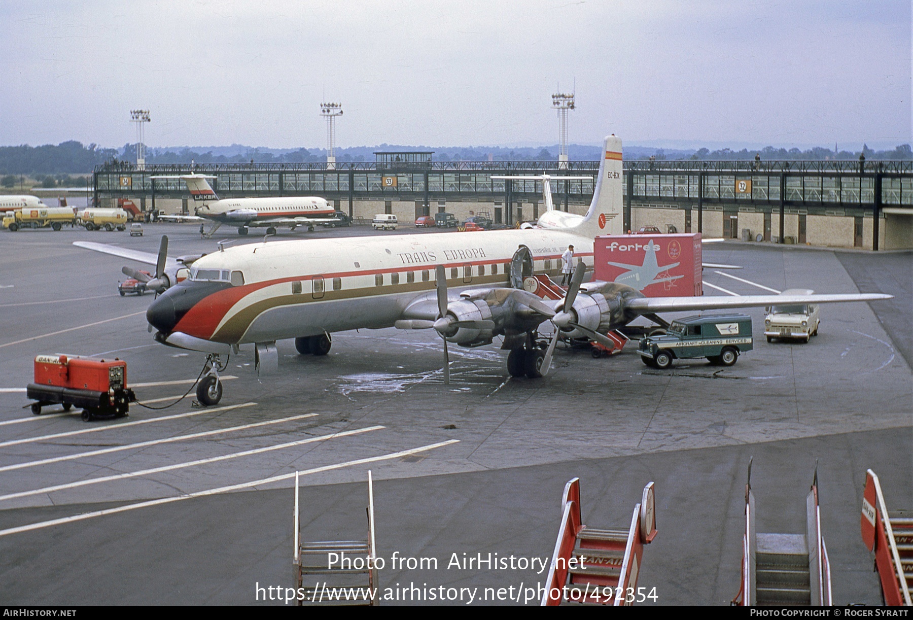 Aircraft Photo of EC-BJK | Douglas DC-7C | Trans Europa | AirHistory.net #492354