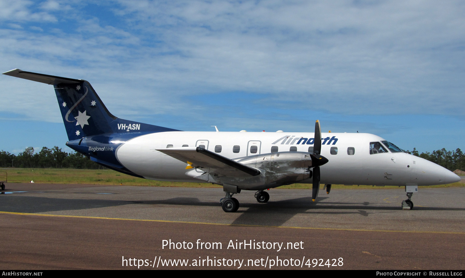 Aircraft Photo of VH-ASN | Embraer EMB-120ER Brasilia | Air North | AirHistory.net #492428