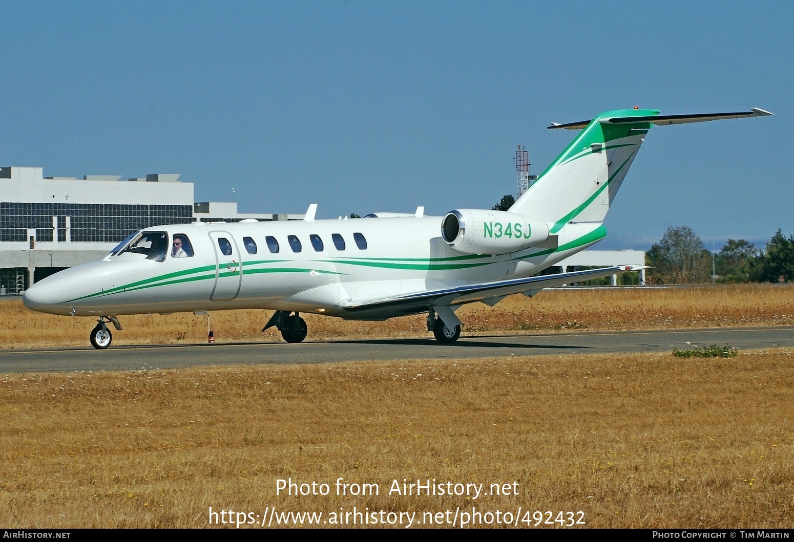 Aircraft Photo of N34SJ | Cessna 525B CitationJet CJ3 | AirHistory.net #492432