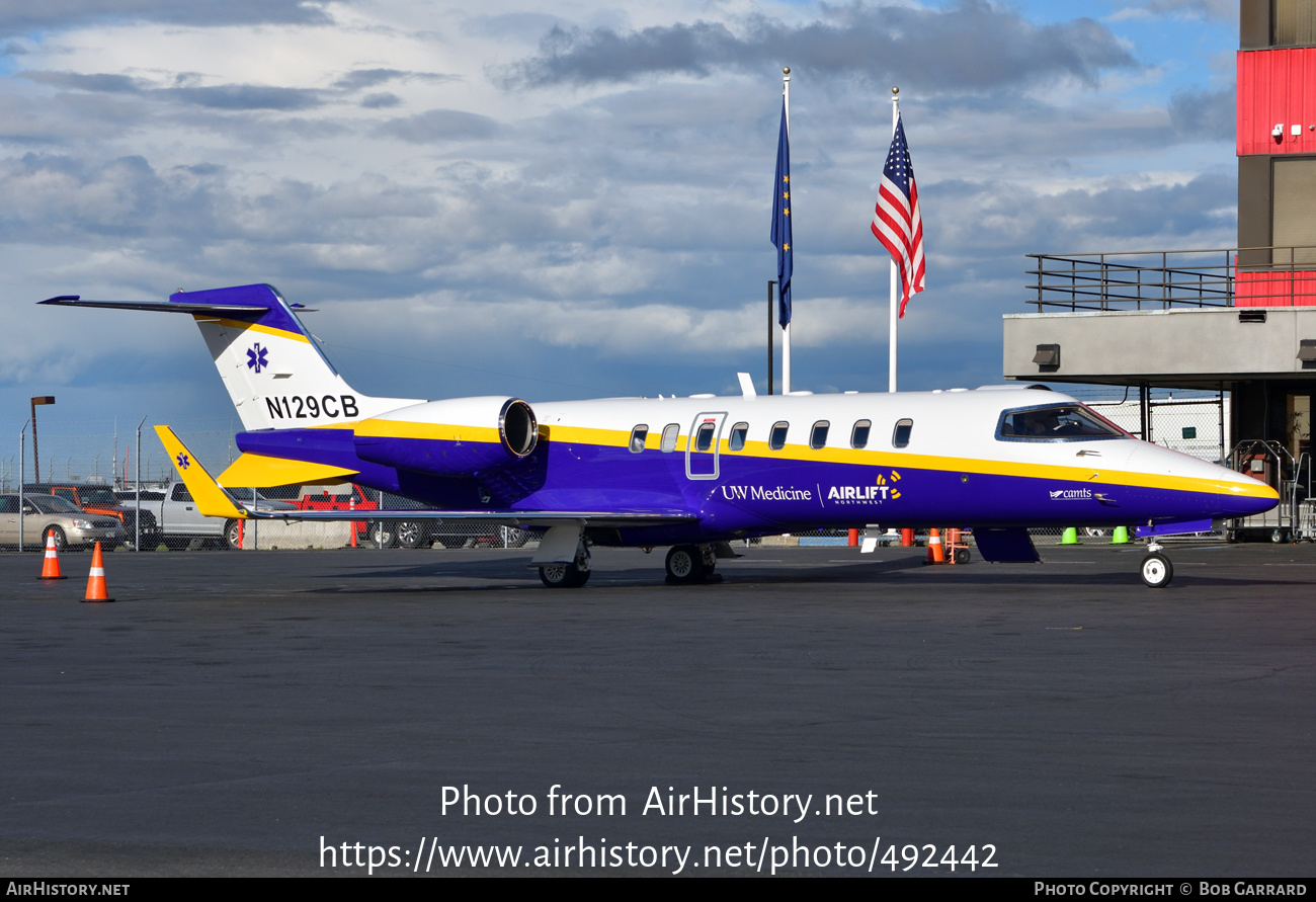 Aircraft Photo of N129CB | Learjet 45XR | Airlift Northwest - UW Medicine | AirHistory.net #492442