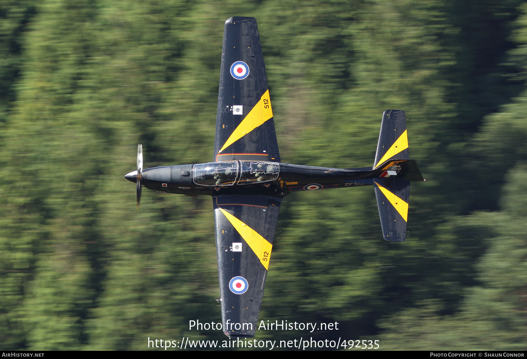 Aircraft Photo of ZF512 | Short S-312 Tucano T1 | UK - Air Force | AirHistory.net #492535