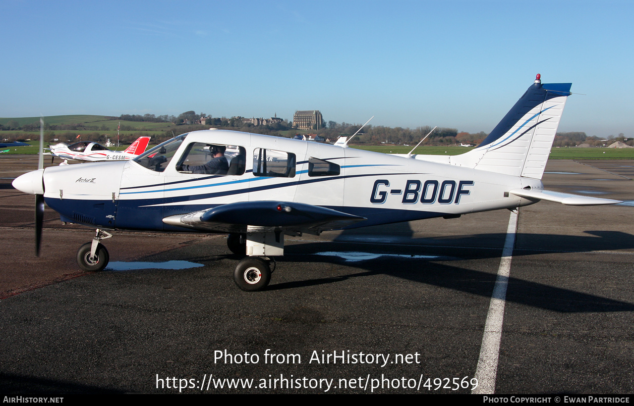 Aircraft Photo of G-BOOF | Piper PA-28-181 Archer II | AirHistory.net #492569