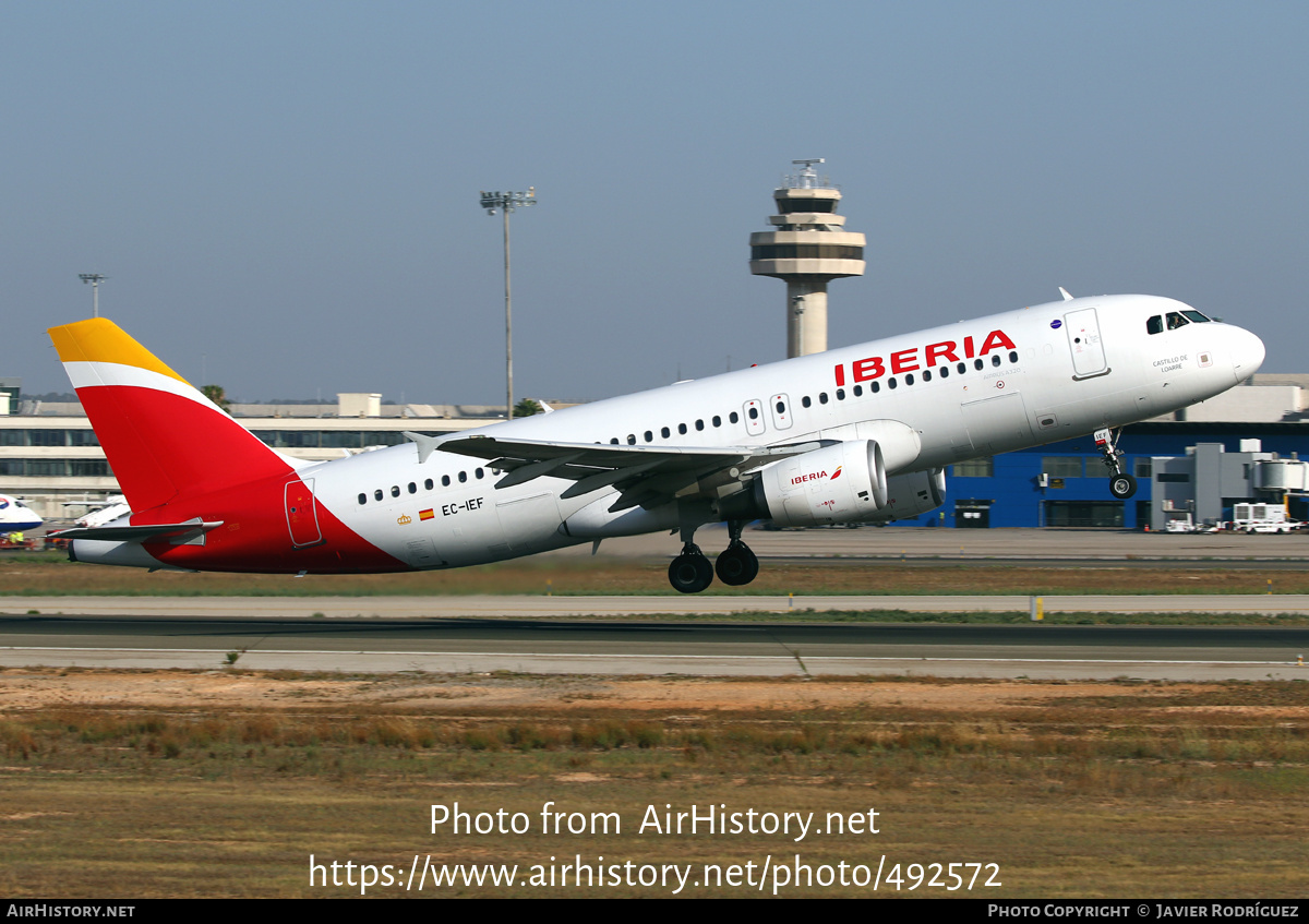 Aircraft Photo of EC-IEF | Airbus A320-214 | Iberia | AirHistory.net #492572