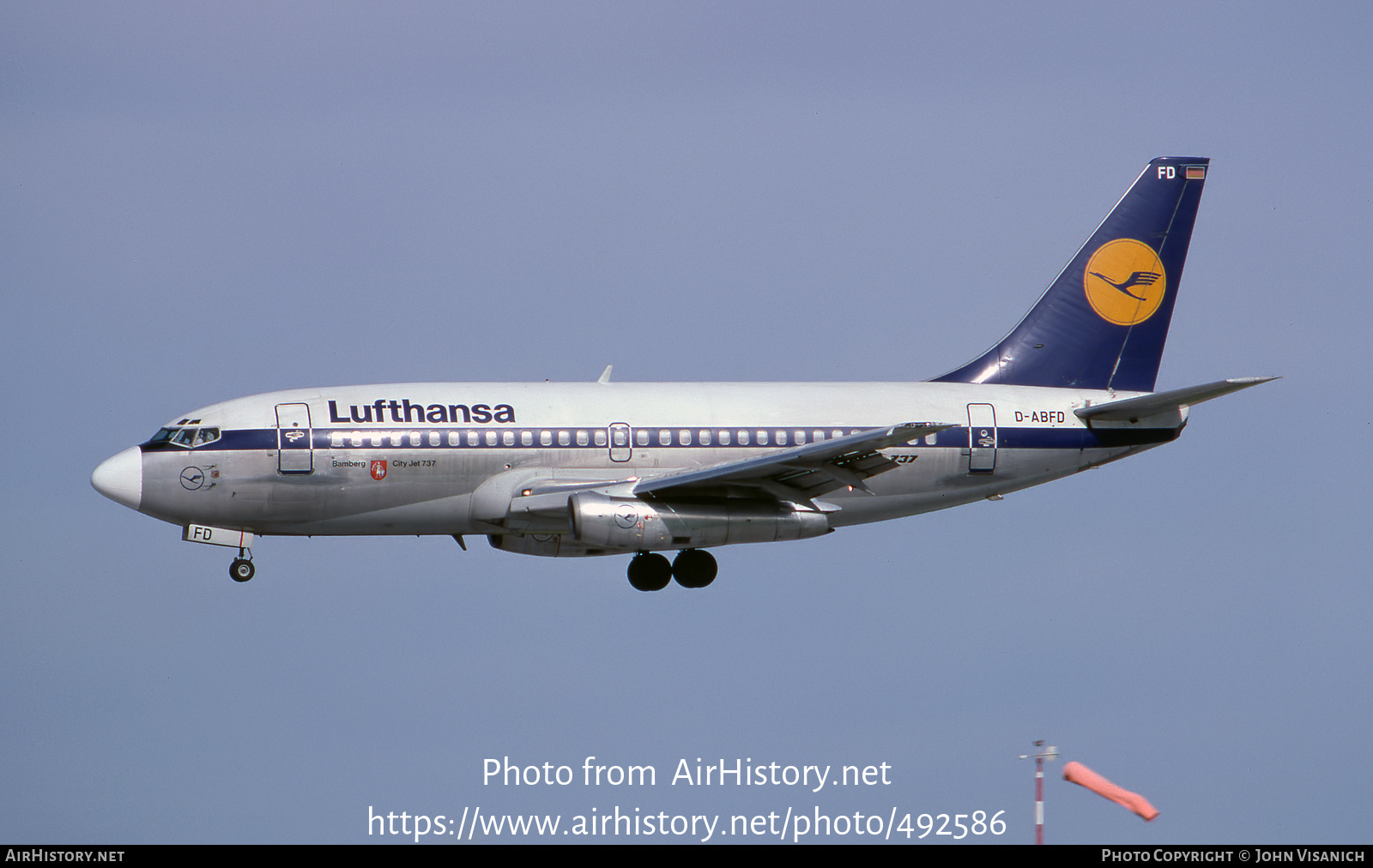 Aircraft Photo of D-ABFD | Boeing 737-230/Adv | Lufthansa | AirHistory.net #492586