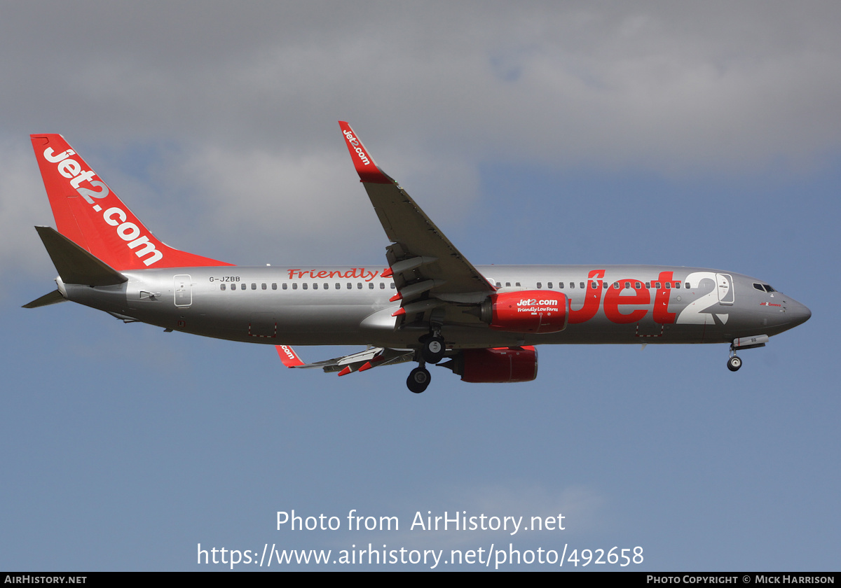 Aircraft Photo of G-JZBB | Boeing 737-800 | Jet2 | AirHistory.net #492658