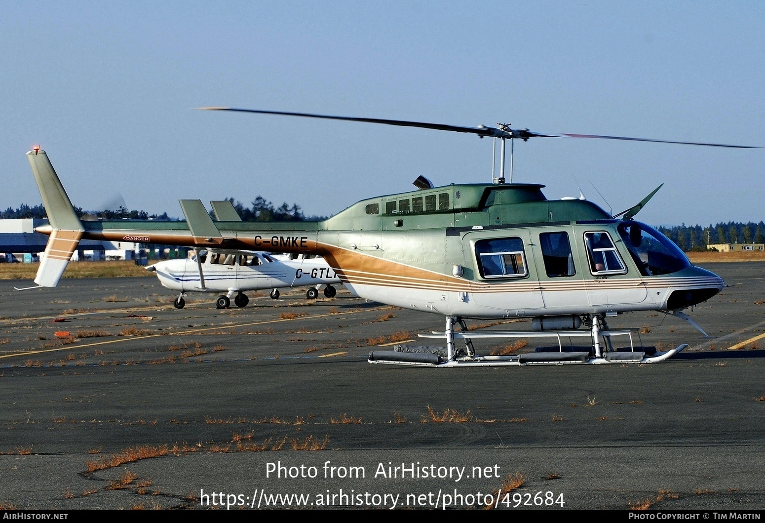 Aircraft Photo of C-GMKE | Bell 206L-1 LongRanger II | AirHistory.net #492684