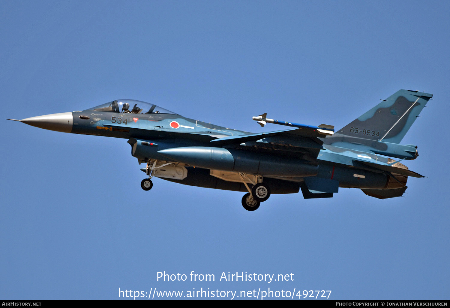 Aircraft Photo Of 63-8534 | Mitsubishi F-2A | Japan - Air Force ...