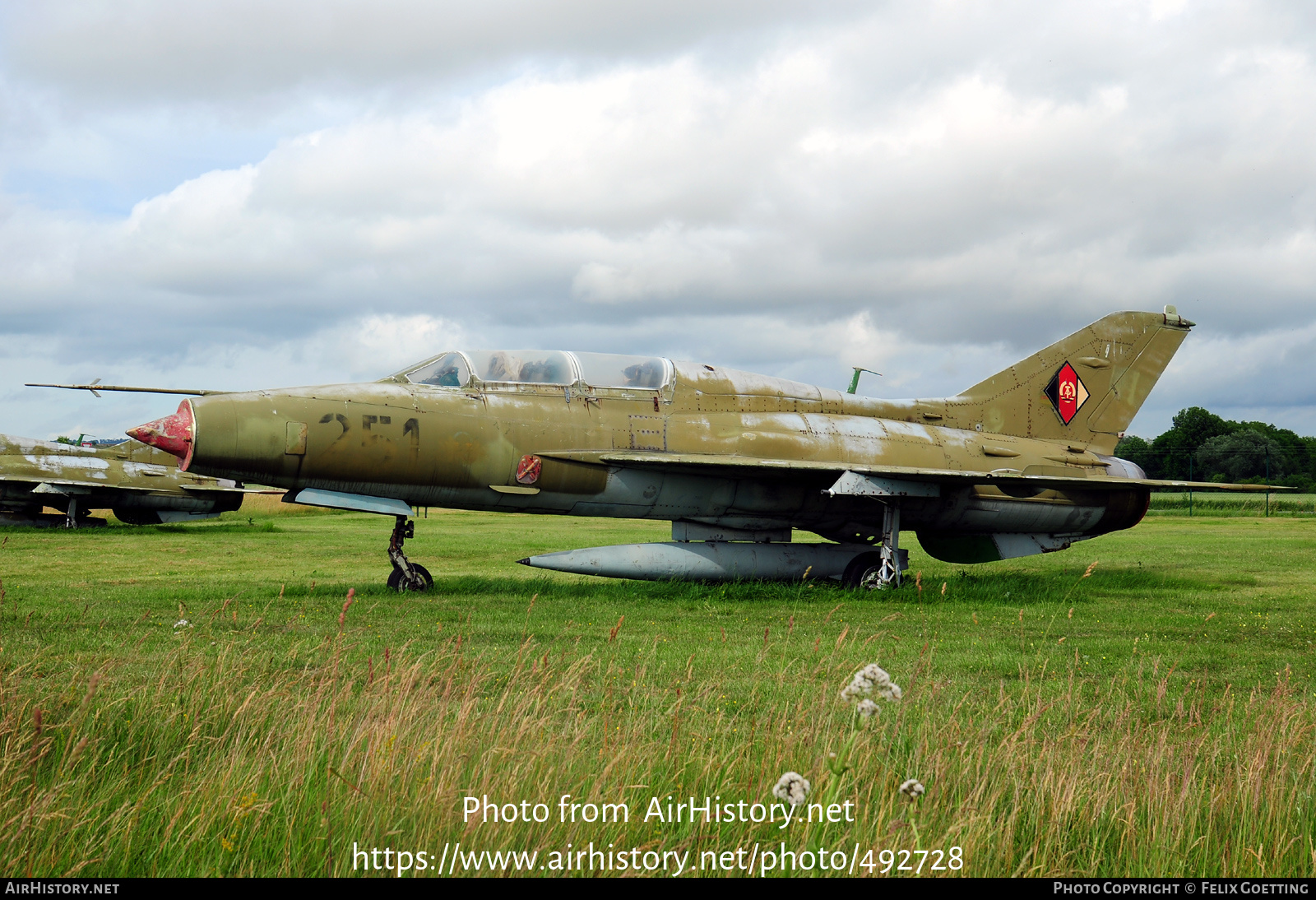 Aircraft Photo of 251 | Mikoyan-Gurevich MiG-21U-400 | East Germany - Air Force | AirHistory.net #492728