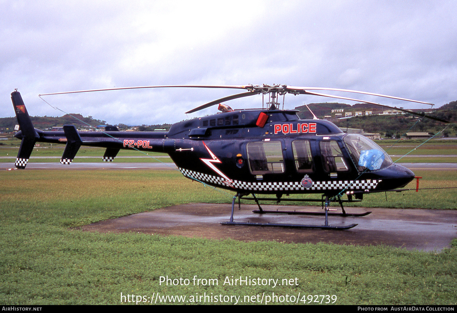 Aircraft Photo of P2-POL | Bell 407 | Police | AirHistory.net #492739